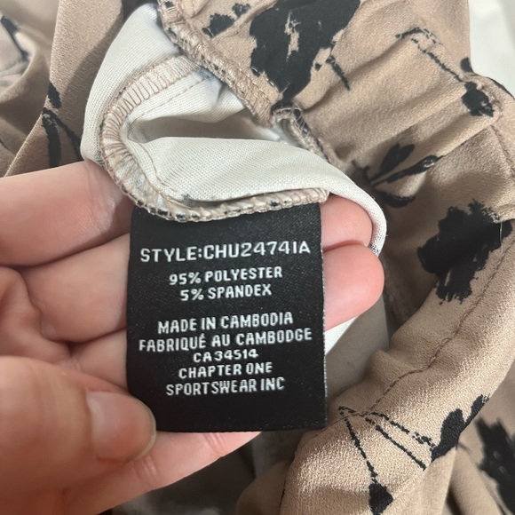 Floral Print Straight Leg Pants - Picture 6 of 6